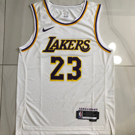 Los Angeles Lakers LeBron James #23 White Player Edition - Hot pressing