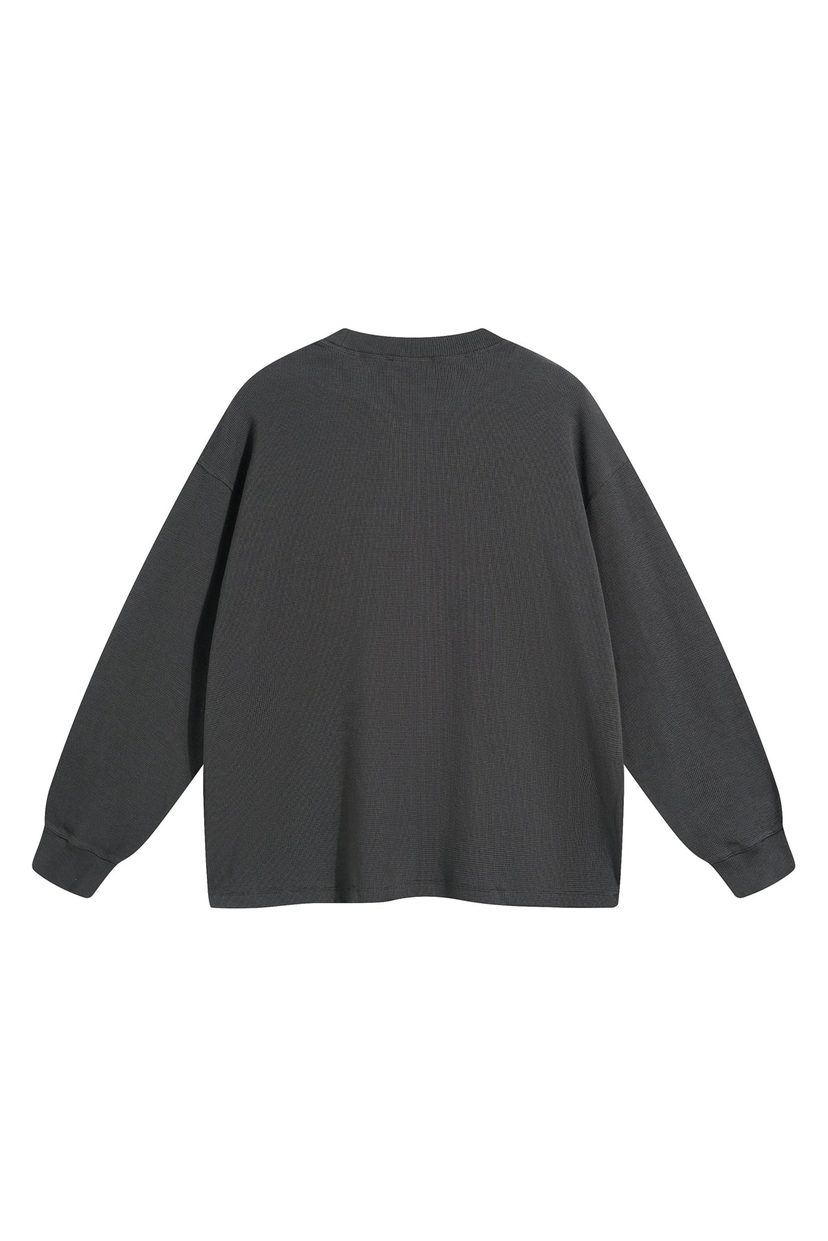 330GSM Waffle Material Long Sleeve Crew