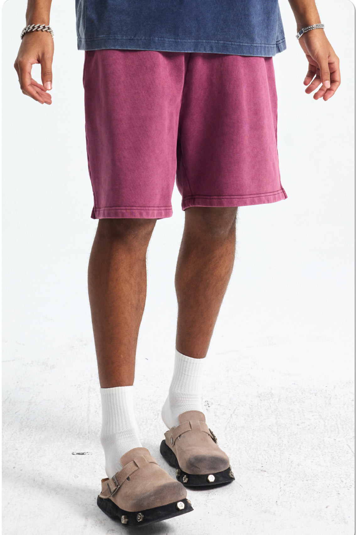100% Cotton 430GSM High Weight Washed Short