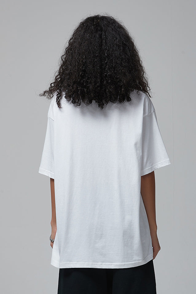 190GSM Solid Color Oversized Tee