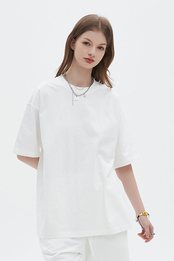 250GSM Pigment Dyed Washed Tee