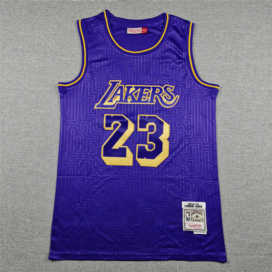 LeBron James #23 Los Angeles Lakers City Edition Swingman Jersey ― Embroidered