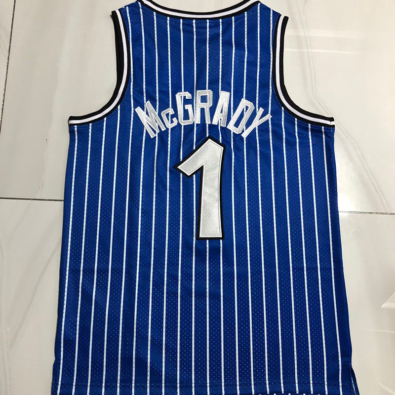Orlando Magic Tracy McGrady #1 blue 2003 Throwback Jersey - Dense Embroidery