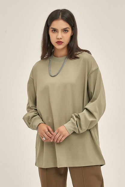 305GSM Oversized Long Sleeve Crew
