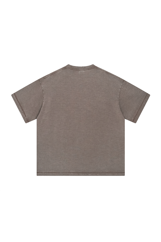 275GSM Pigment Dyed Light Washed Tee