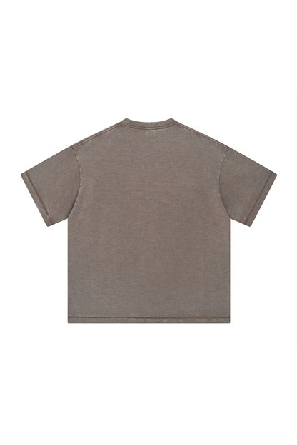 275GSM Pigment Dyed Light Washed Tee