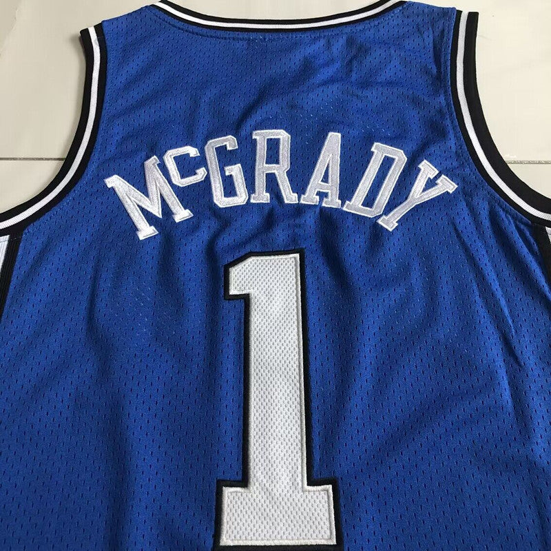 Orlando Magic Tracy McGrady  #1 Standard C Throwback Jersey - Dense Embroidery