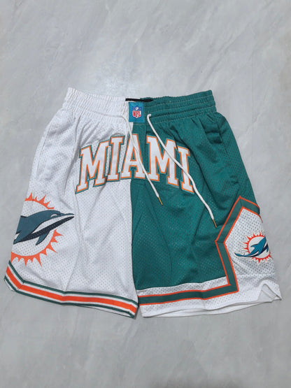 Miami Dolphins Patchwork Pocket Shorts