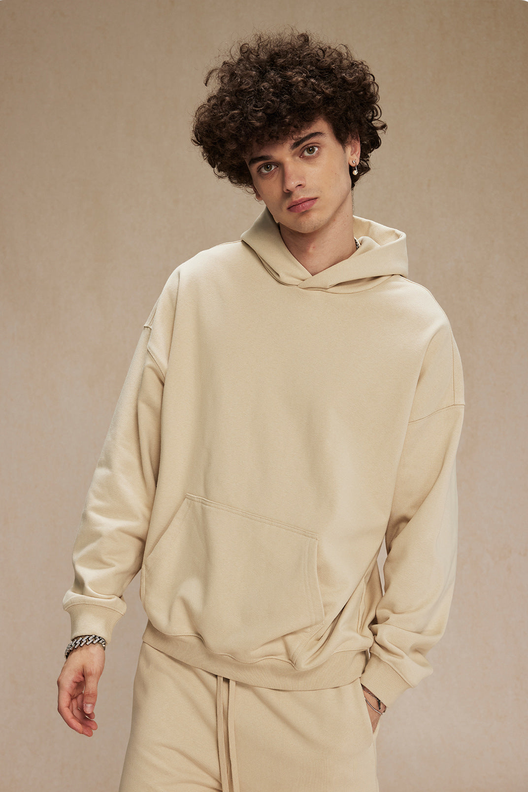 430GSM French Terry Solid Color Hoodie