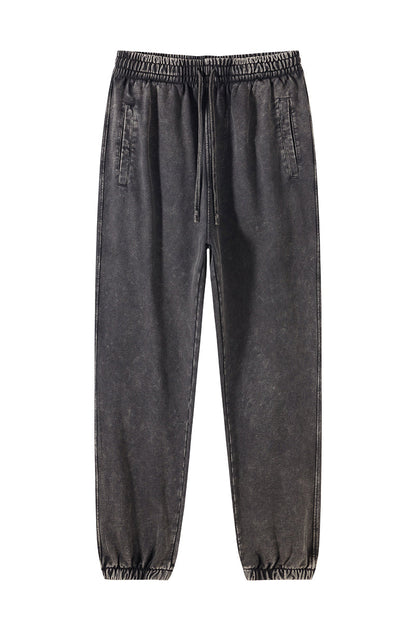 100% Cotton 420GSM Washed Sweatpants