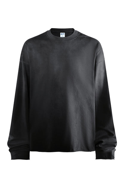 275GSM Distressed Spray Washed Long Sleeve