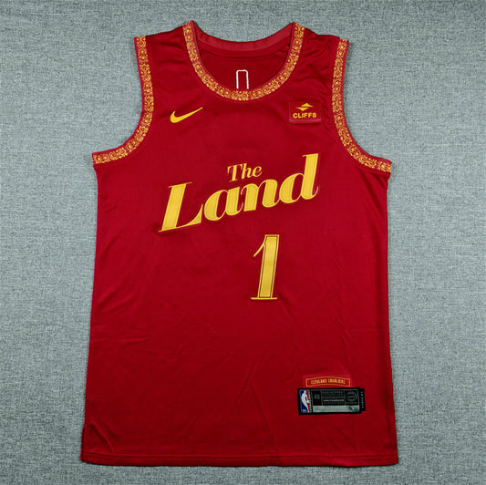 Cleveland Cavaliers James Harden #1 2026 City Edition ！ Embroidered Jersey