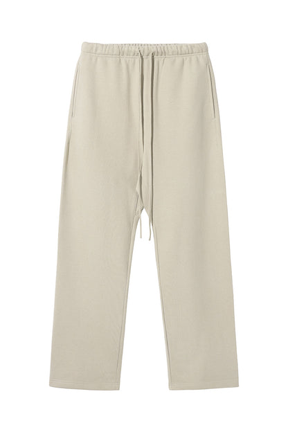 365GSM Relaxed Solid Color Fleece Sweatpants
