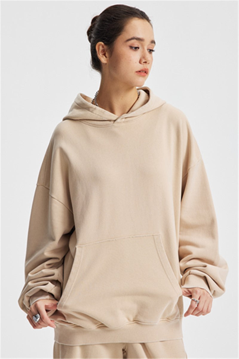 430GSM Boxy Fit Washed Hoodie