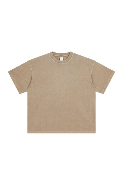 250GSM Pigment Dyed Washed Tee