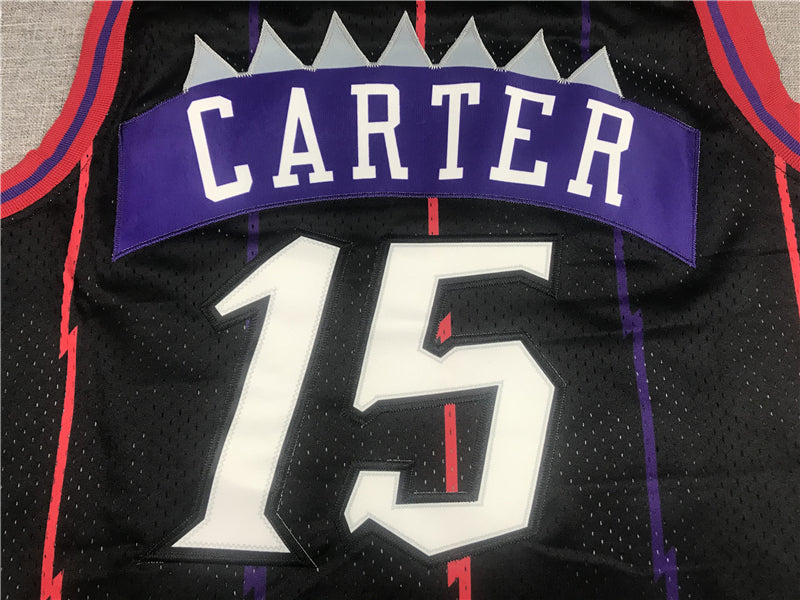 Toronto Raptors #15 CARTER  Black  Jersey MN
