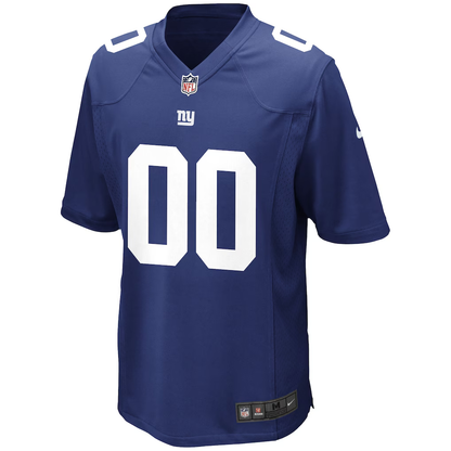 Custom New York Giants Royal Game Jersey