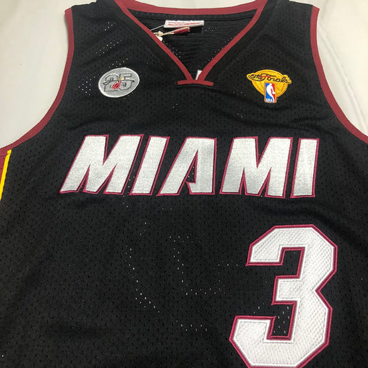 Miami Heat Dwyane Wade #3 black 2012 Throwback Jersey - Dense Embroidery