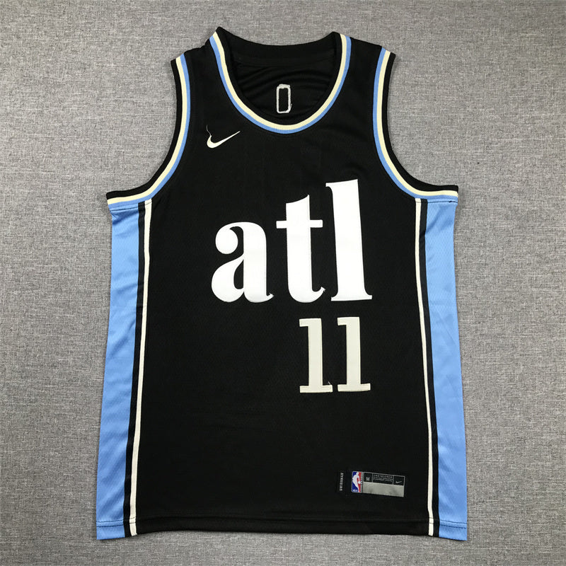Youth Atlanta Hawks Trae Young #11 Embroidered Jersey