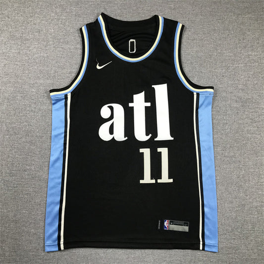 Youth Atlanta Hawks Trae Young #11 Embroidered Jersey