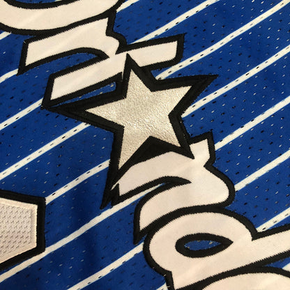 Orlando Magic Anfernee Hardaway #1 Blue Throwback Jersey - Dense Embroidery