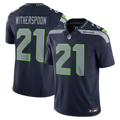 Devon Witherspoon #21 Seattle Seahawks Navy Vapor F.U.S.E. Limited Jersey