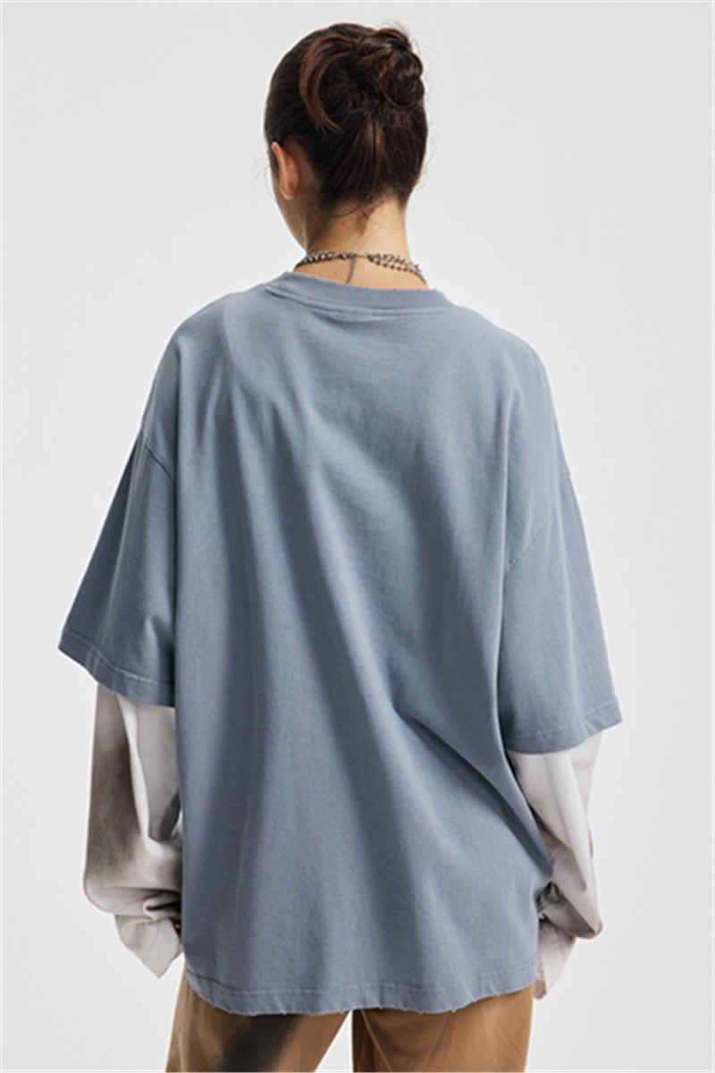 275GSM Washed Double Layer Long Sleeve