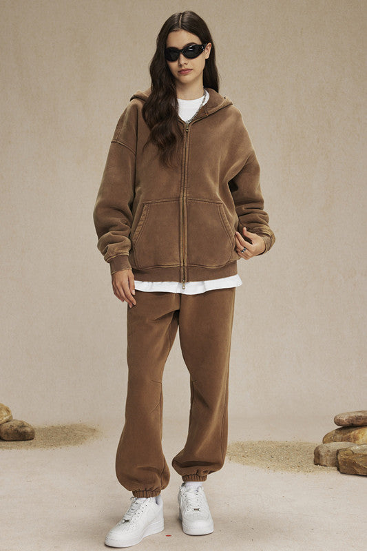 360GSM Washed Fleece Sweatpants