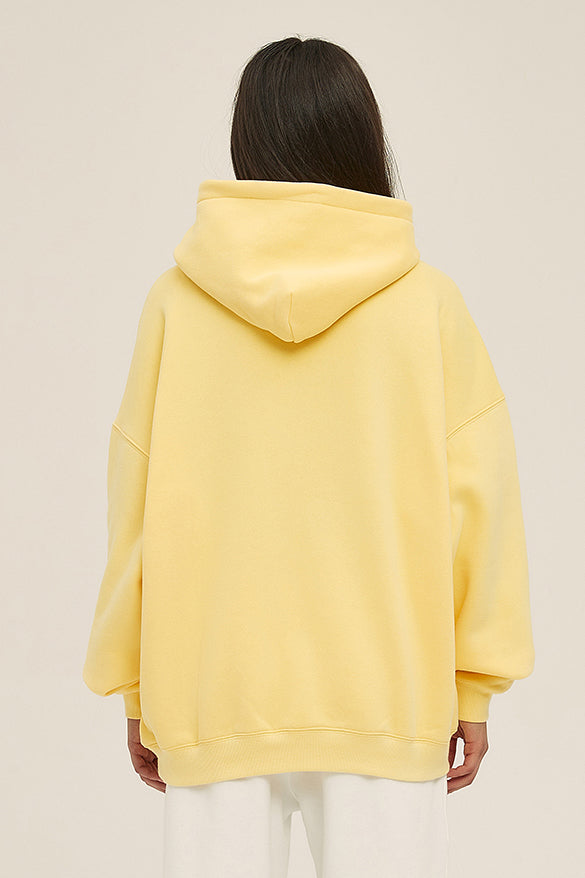 350GSM Fleece Solid Color Hoodie