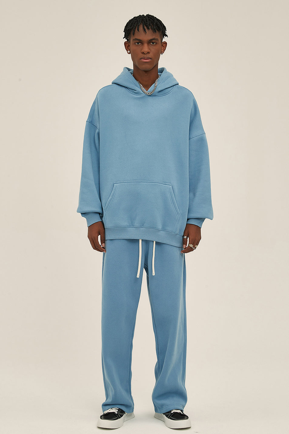 350GSM Relaxed Solid Color Sweatpants