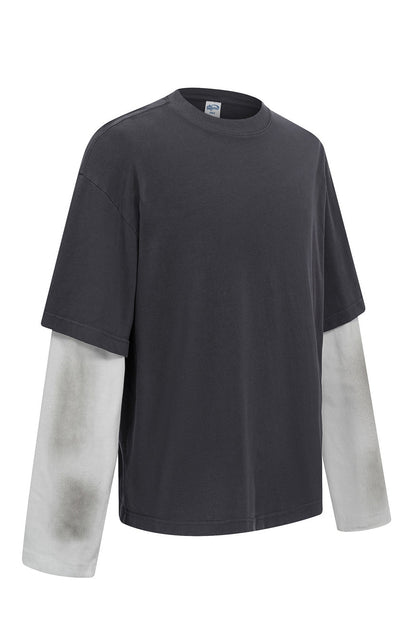 275GSM Washed Double Layer Long Sleeve