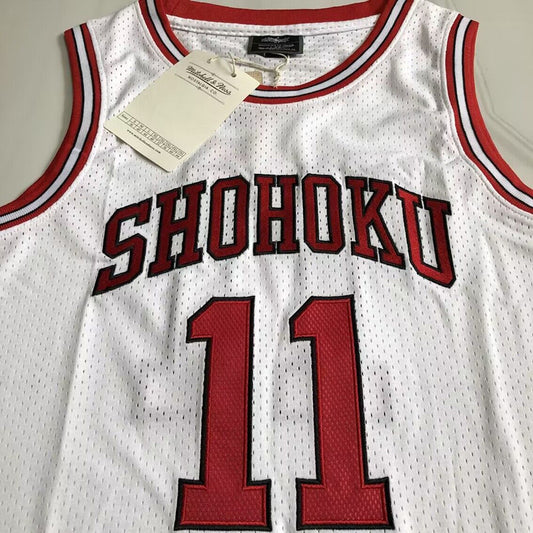 Slam Dunk Shohoku #11 Throwback Jersey - Dense Embroidery