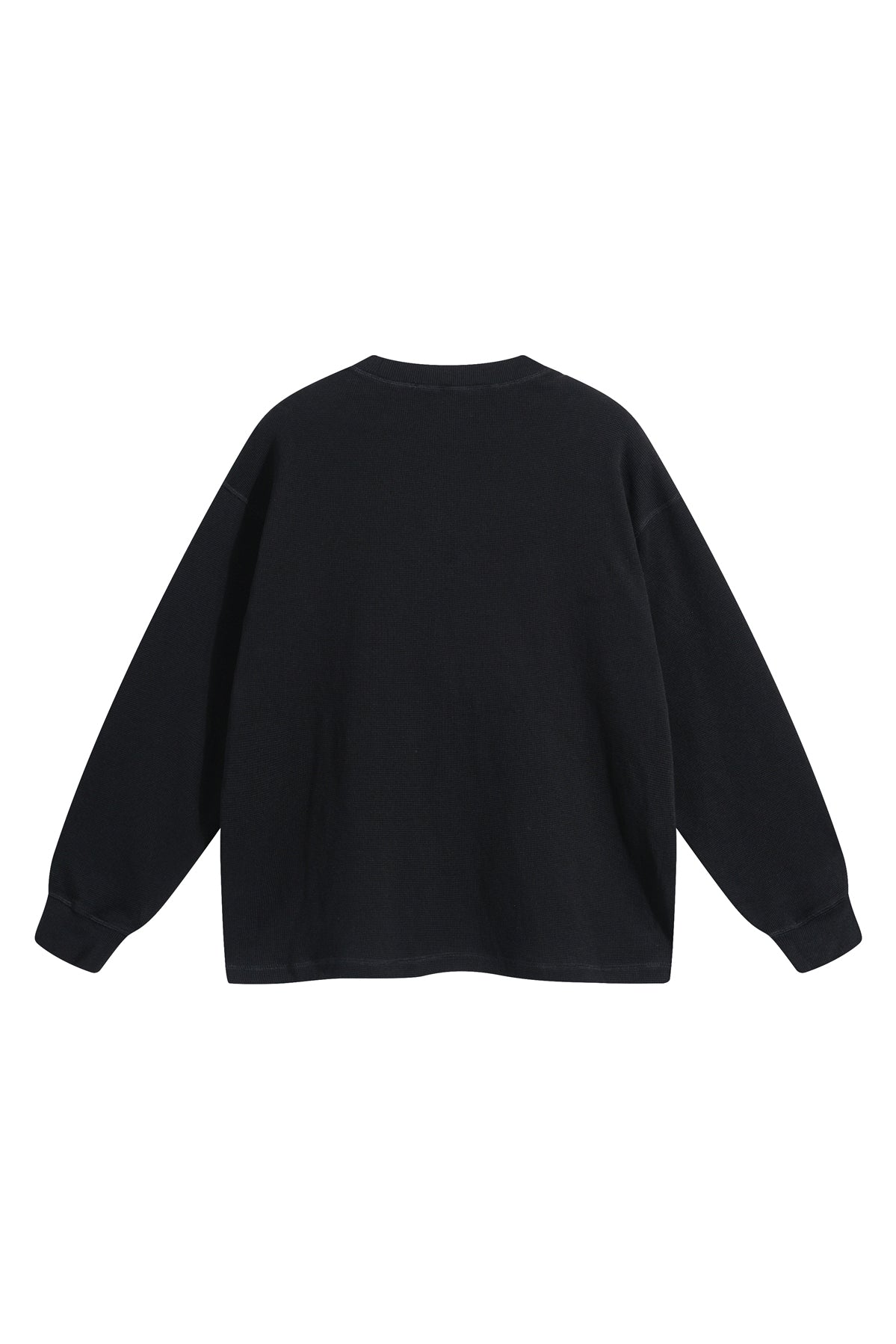 330GSM Waffle Material Long Sleeve Crew