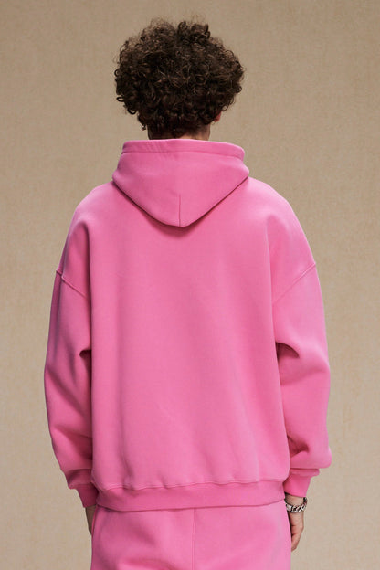 350GSM Fleece Solid Color Hoodie