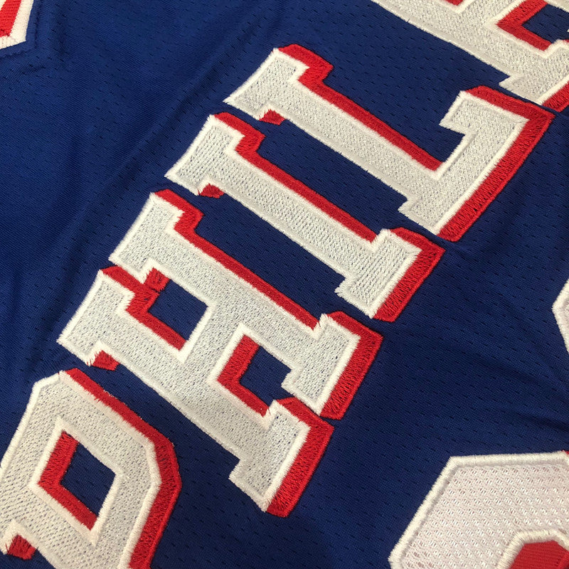 Philadelphia 76ers LeBron James #23 blue Throwback Jersey - Dense Embroidery