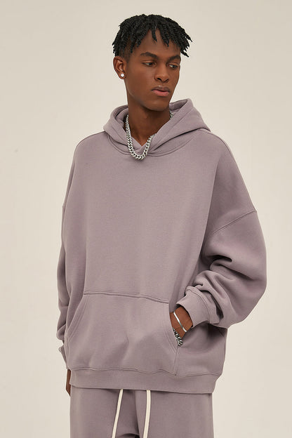 350GSM Fleece Solid Color Hoodie