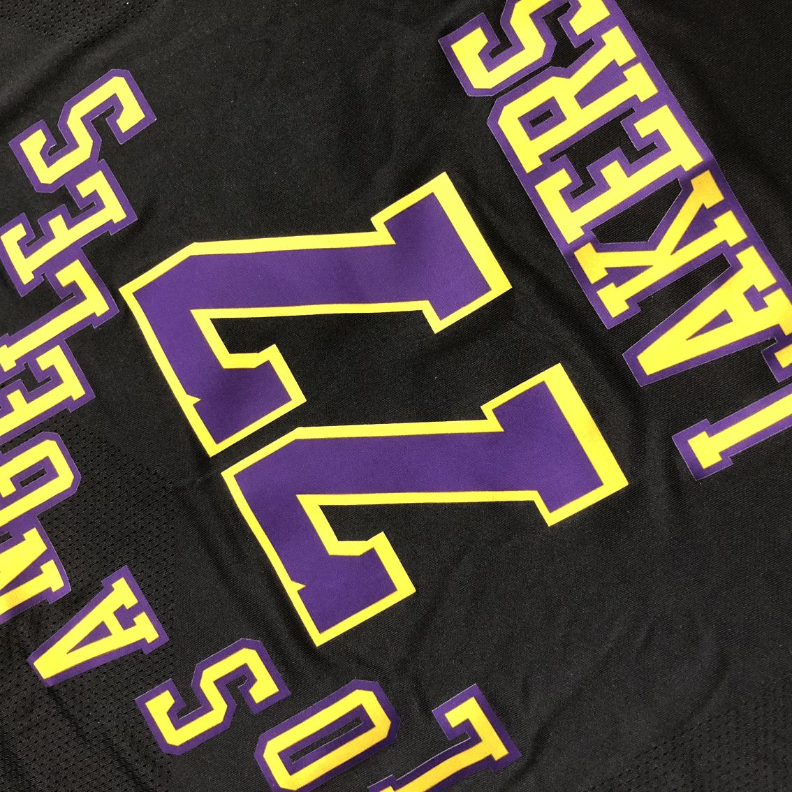 Los Angeles Lakers Luka Dončić #77 black Player Edition - Hot pressing