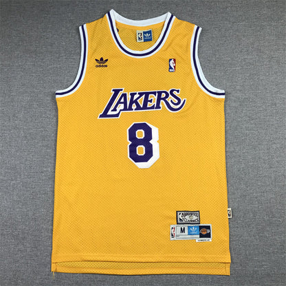 Kobe Bryant #8 Los Angeles Lakers Throwback Embroidered Jersey