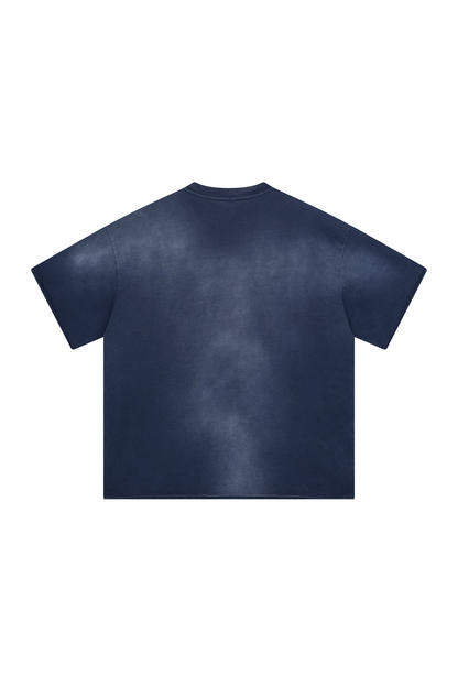 305GSM Gradient Sprayed Vintage Tee