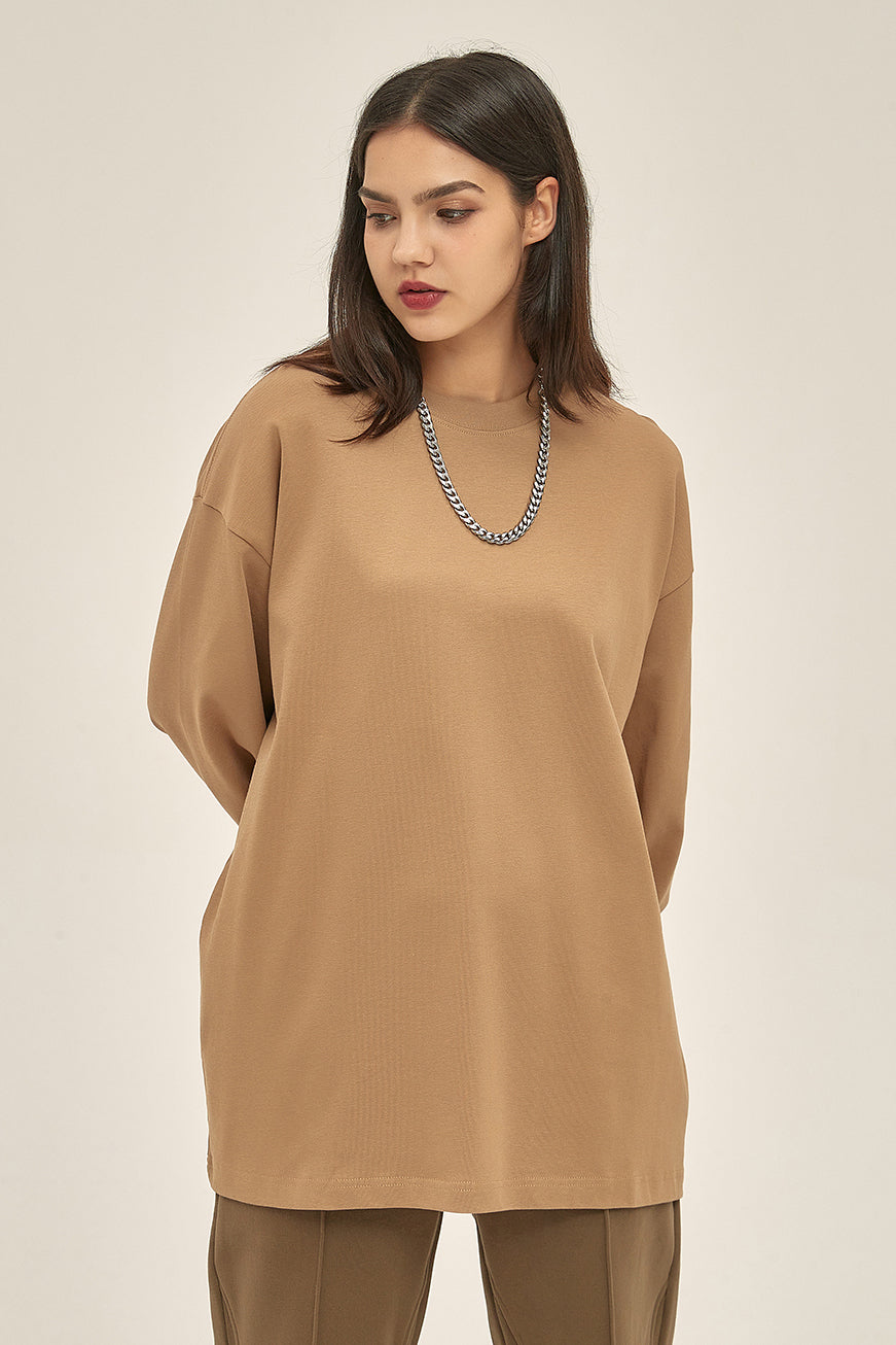 305GSM Oversized Long Sleeve Crew