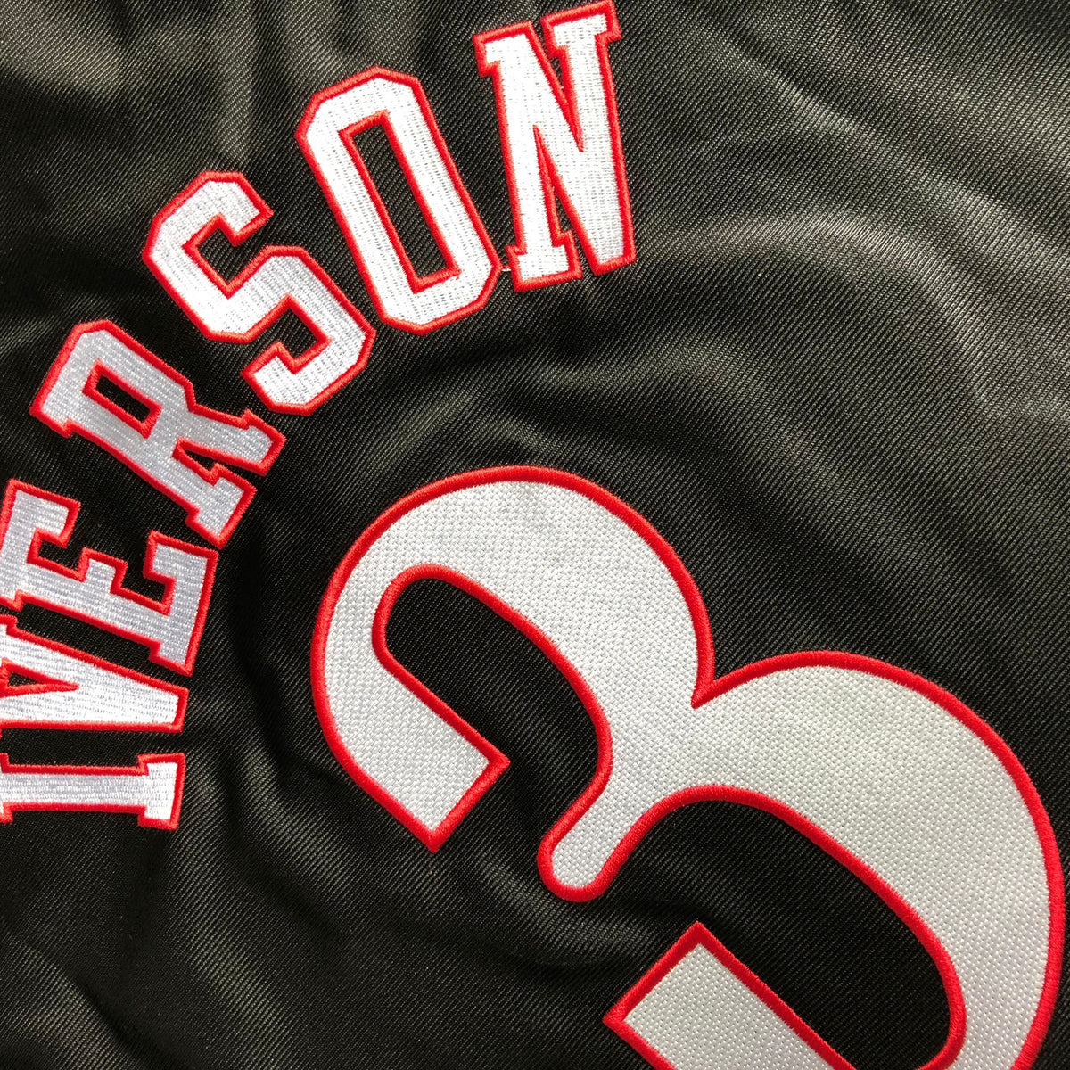 Allen Iverson #3 black 2000-01 Throwback Jersey - Dense Embroidery