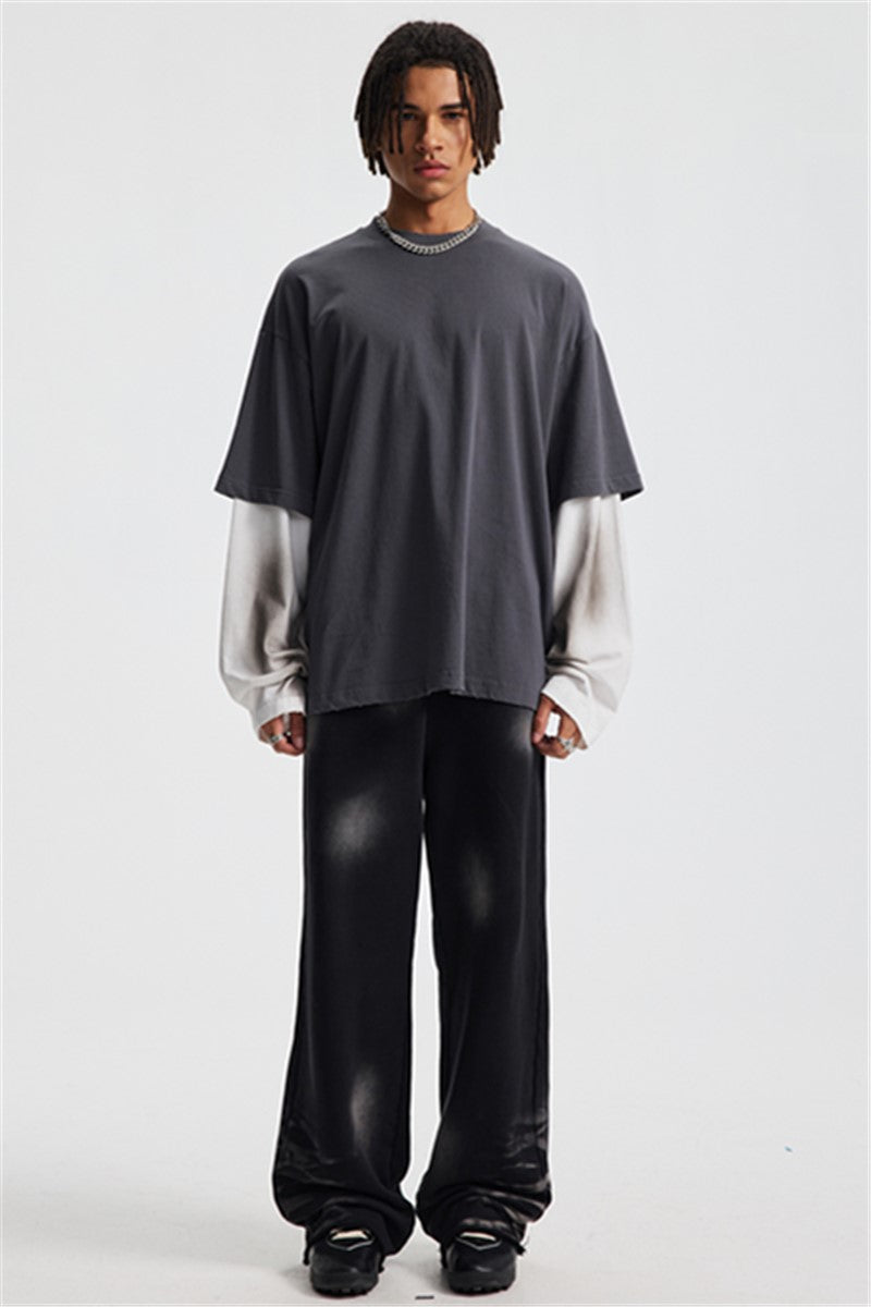 275GSM Washed Double Layer Long Sleeve