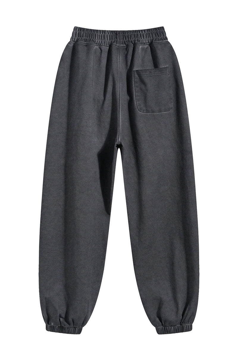 450GSM Dirty Effect Washed Out Sweatpants