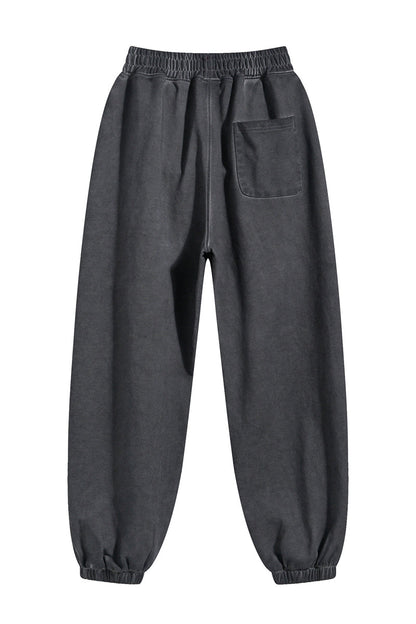 450GSM Dirty Effect Washed Out Sweatpants
