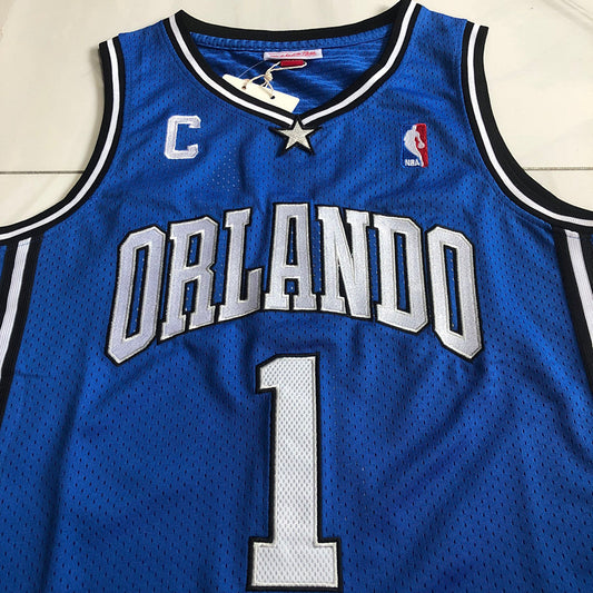 Orlando Magic Tracy McGrady  #1 Standard C Throwback Jersey - Dense Embroidery