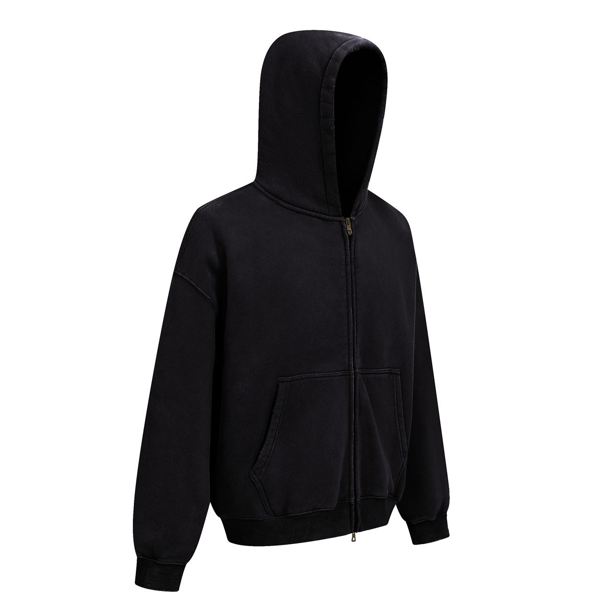 370GSM Pigment Dyed Fleece Boxy Hoodie