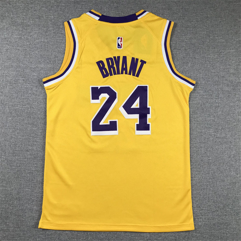 Youth Kobe Bryant Los Angeles Lakers #24  Embroidered  Jersey