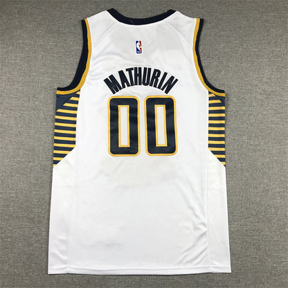 Indiana Pacers Bennedict Mathurin #00 City Edition Swingman Jersey - Embroidered