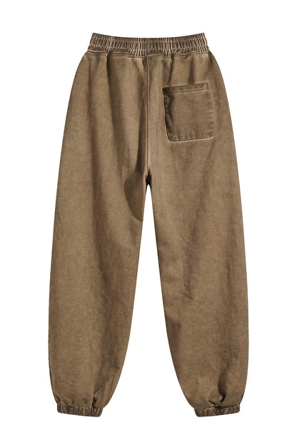 450GSM Dirty Effect Washed Out Sweatpants