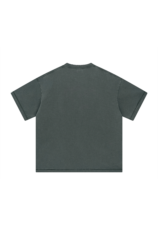 275GSM Pigment Dyed Light Washed Tee